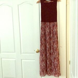 Calvin Klein sleeveless maxi dress